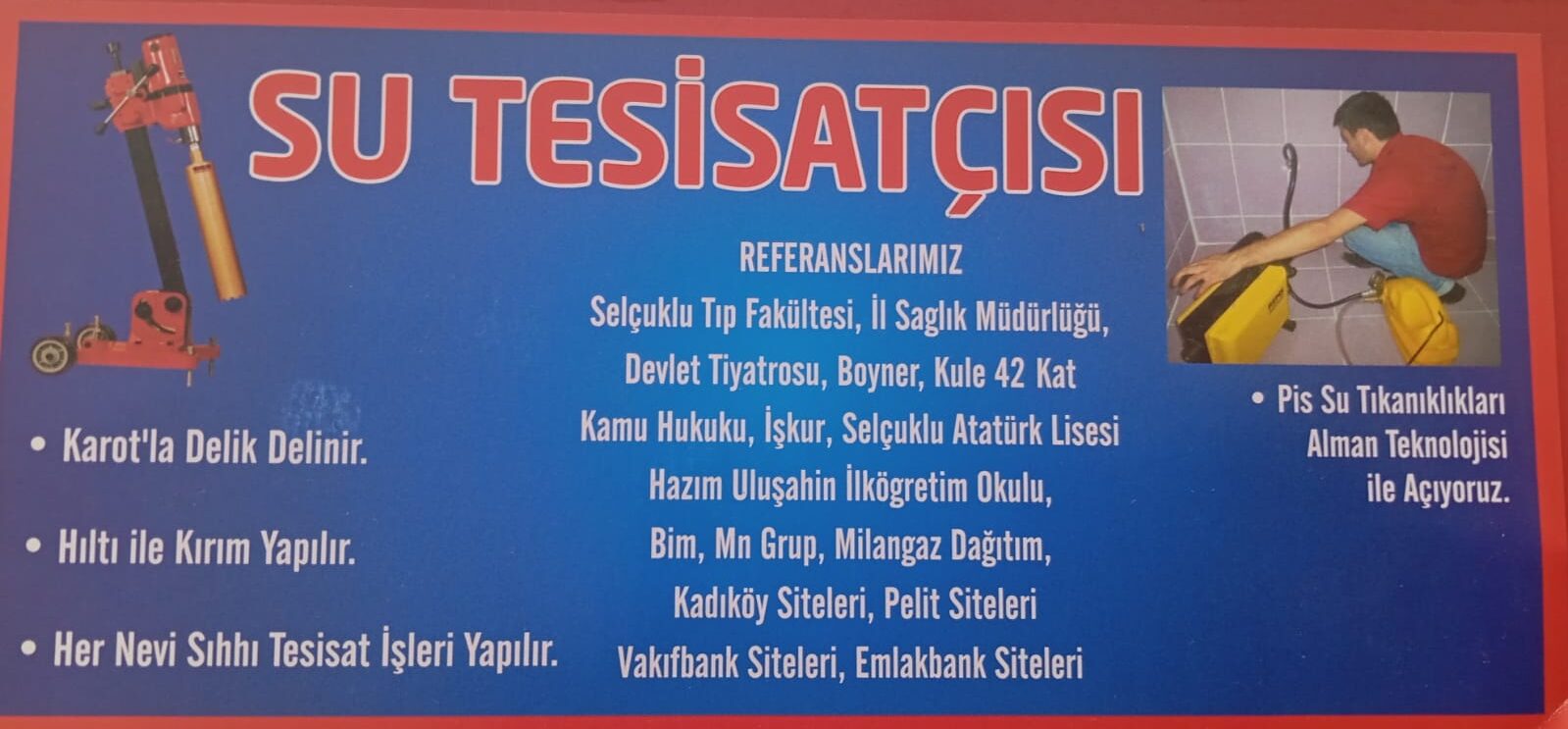 su tesisatcısı ismail kig